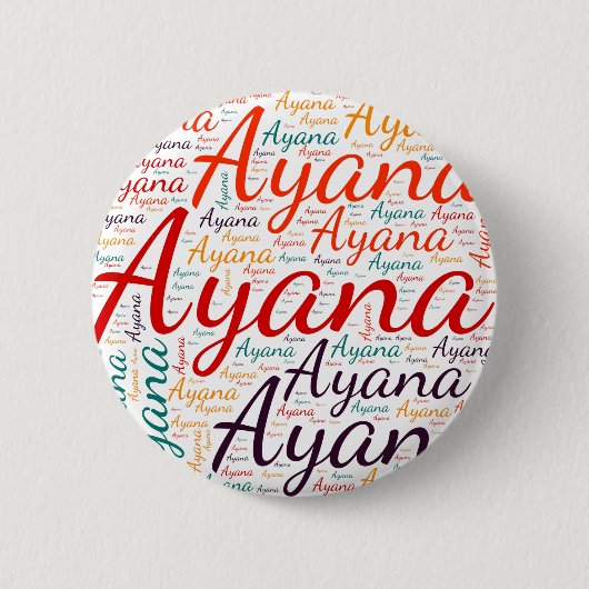 Ayana 缶バッジ (正面)
