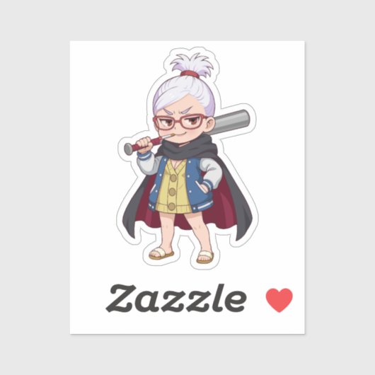 Ayase Seiko Chibi Style Illustration シール (シート)