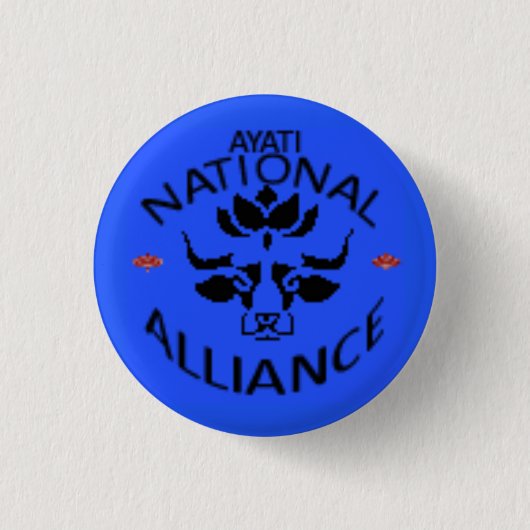 Ayati National Allianceパーティーロゴ 缶バッジ (正面)