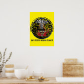 Ayatollah Kockamamie Iran Democratic Oppositon  ポスター (キッチン)