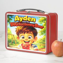 Ayden And The Big Red Gummy Bear | Lunch Box メタルランチボックス