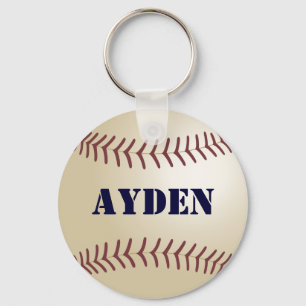 Ayden Bassball Keychain by 369MyName キーホルダー