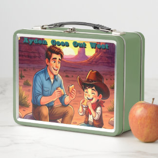 Ayden Goes Out West | Metal | Lunch Box メタルランチボックス
