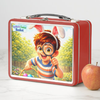 Ayden's Easter Basket | Metal | Lunch Box メタルランチボックス