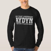 Aydyn個人名名Aydyn おもしろい Tシャツ (正面)