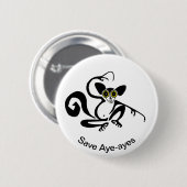 AYEクール-AYES救 – 絶滅危惧動物グラフィック 缶バッジ (正面&裏面)