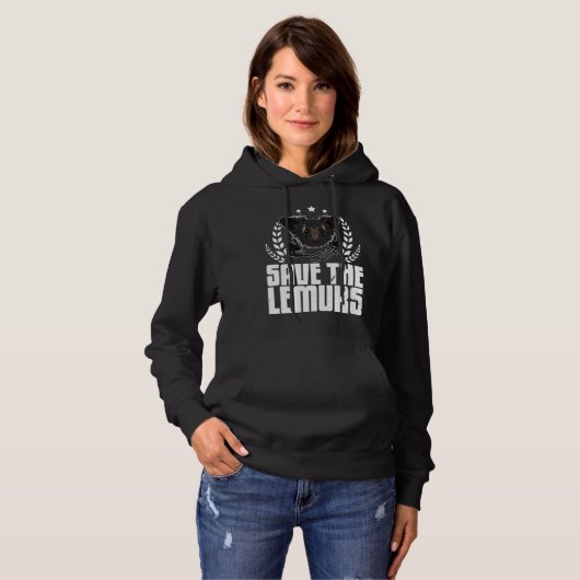 Aye Aye Primates Lemurs Madagascar  11 パーカ (正面フル)