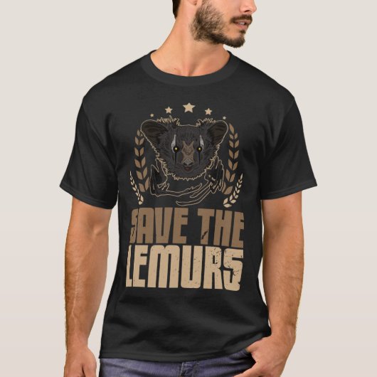 Aye Aye Primates Lemurs Madagascar 16 Tシャツ (正面)