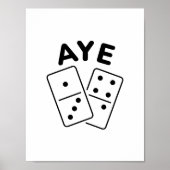 'Aye Domino' K-Pop Boygroup Meme Quote ポスター (正面)