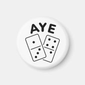 'Aye Domino' K-Pop Boygroup Meme Quote マグネット (正面)