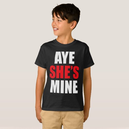 Aye He She Is Mine Matching Coupts S - クール Equipme Tシャツ (正面フル)