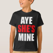 Aye He She Is Mine Matching Coupts S - クール Equipme Tシャツ (正面)