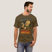 AyerのSarsaparilla Mの茶色 Tシャツ (正面フル)