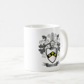 Ayersの家紋の紋章付き外衣 コーヒーマグカップ (正面右)
