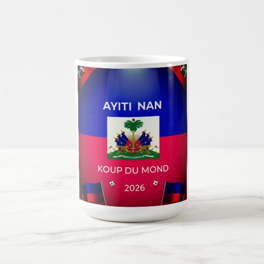 Ayiti Nan Koup Du Mond 2026 コーヒーマグカップ (中央)