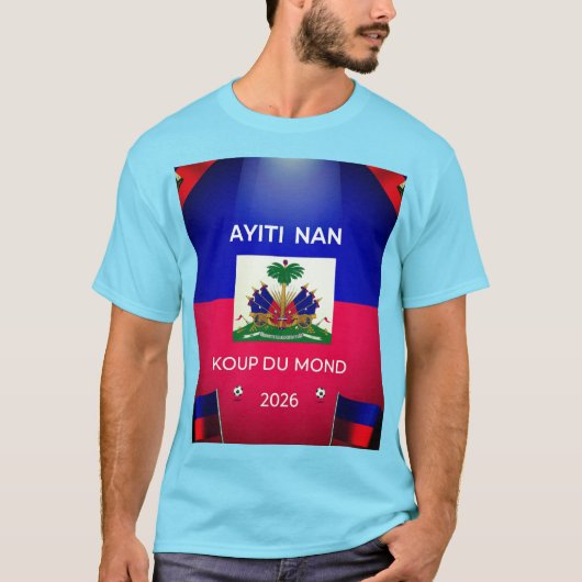 Ayiti Nan Koup Du Mond 2026 Tシャツ (正面)