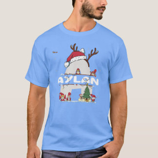 Aylan Christmasw Aylanクリスマスの名前おもしろい Tシャツ