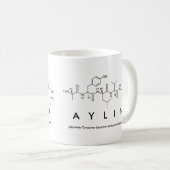 Aylinペプチド名mag コーヒーマグカップ (正面右)