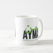 Ayman名の発音と意味 コーヒーマグカップ (正面右)