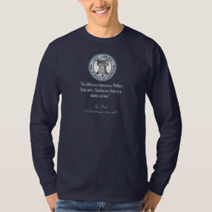 Aynのランドの引用文(全体主義) Tシャツ
