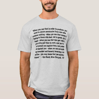 Aynのランド、肩をすくめる地図書 Tシャツ