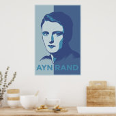 Ayn Randポスター ポスター (キッチン)