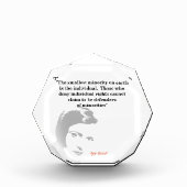 Ayn Rand引用文オン最小の少数派フォトブロック フォトブロック (正面)