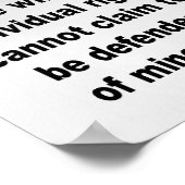 Ayn Rand引用文ポスター ポスター (角)