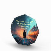 Ayn Rand引用文On The Truth (John Galt Image) フォトブロック (右)