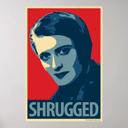 Ayn Rand – ショッフル： Obama CHOPE Parody Poster ポスター (正面)