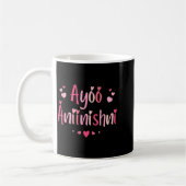 Ayóó Ánííníshní - I Love You In Navajo With Cute N コーヒーマグカップ (左)