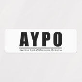 AYPOマルチロゴ ラベル (デザイン1)