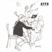 AYPO 25-26シーズン限定キャーステッカー シール (正面)