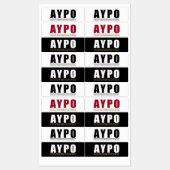AYPO Multiple Logo Labels ラベル (シート)