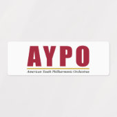AYPO Multiple Logo Labels ラベル (デザイン2)
