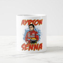 Ayrton Senna Formula ジャンボコーヒーマグカップ