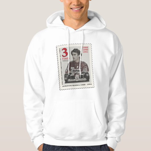 Ayrton Senna Stamp パーカ (正面)