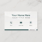 Ayucell名刺1 （編集可能） 名刺 (裏面)