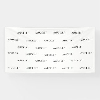 Ayucell 4x8 ステップアンドリピートバナー - ホワイト 横断幕