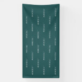 Ayucell 4x8 ステップアンドリピートバナー - 緑 横断幕 (縦)