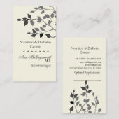 Ayurvedaの福利のエレガントな医学の健康の自然 予約カード (正面/裏面)