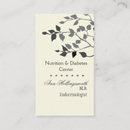 Ayurvedaの福利のエレガントな医学の健康の自然 予約カード