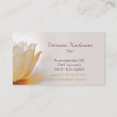 Ayurveda 名刺 (裏面)