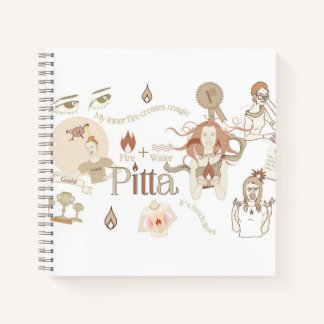 Ayurveda Pitta Doshaスパイラルノート ノートブック