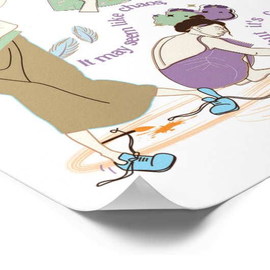 Ayurveda Vata Doshaポスター ポスター (角)