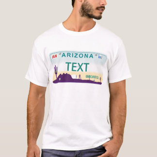 AZのナンバープレート Tシャツ