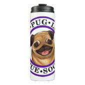 AZのパグの生命によって絶縁されるコップ タンブラー (正面)