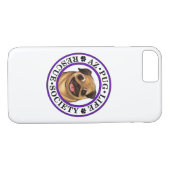 AZのパグの生命シンプルな携帯電話の箱 Case-Mate iPhoneケース (裏面(横))