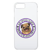 AZのパグの生命シンプルな携帯電話の箱 Case-Mate iPhoneケース (裏面)