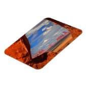 AZのモニュメントバレーへのロックウィンドウ マグネット (左側)